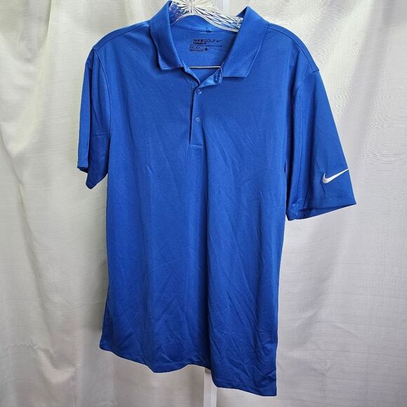 Nike Golf Standard Fit Blue Short Sleeve Polo Shirt Size Small - Picture 4 of 8
